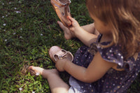 Load image into Gallery viewer, luisa rose gold leather baby mary janes
