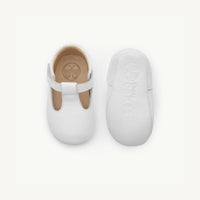 Load image into Gallery viewer, luisa white leather baby mary janes
