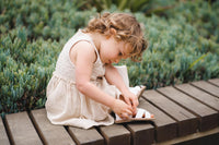 Load image into Gallery viewer, poppy white leather toddler sandals
