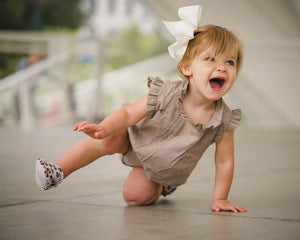 sunny leopard baby moccasins