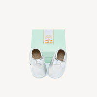 Load image into Gallery viewer, elsa silver baby moccasins
