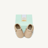 Load image into Gallery viewer, sunny bone baby moccasins
