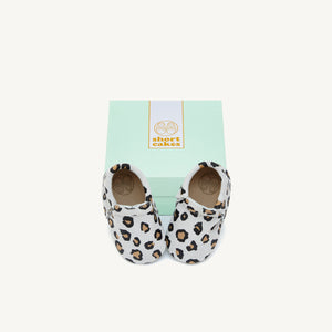 sunny leopard baby moccasins
