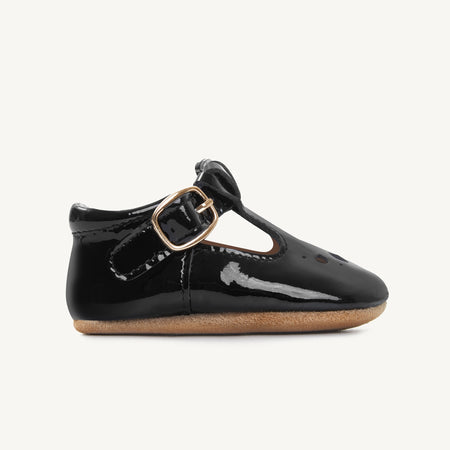 frankie black patent mary janes